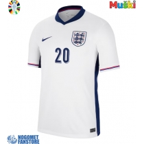 Engleska Jarrod Bowen #20 Domaci Dres EP 2024 Kratak Rukav